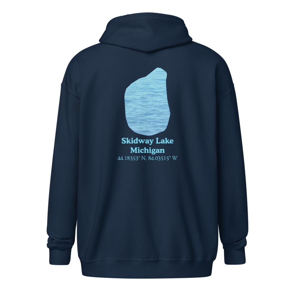 Skidway Lake Unisex Zip Hoodie