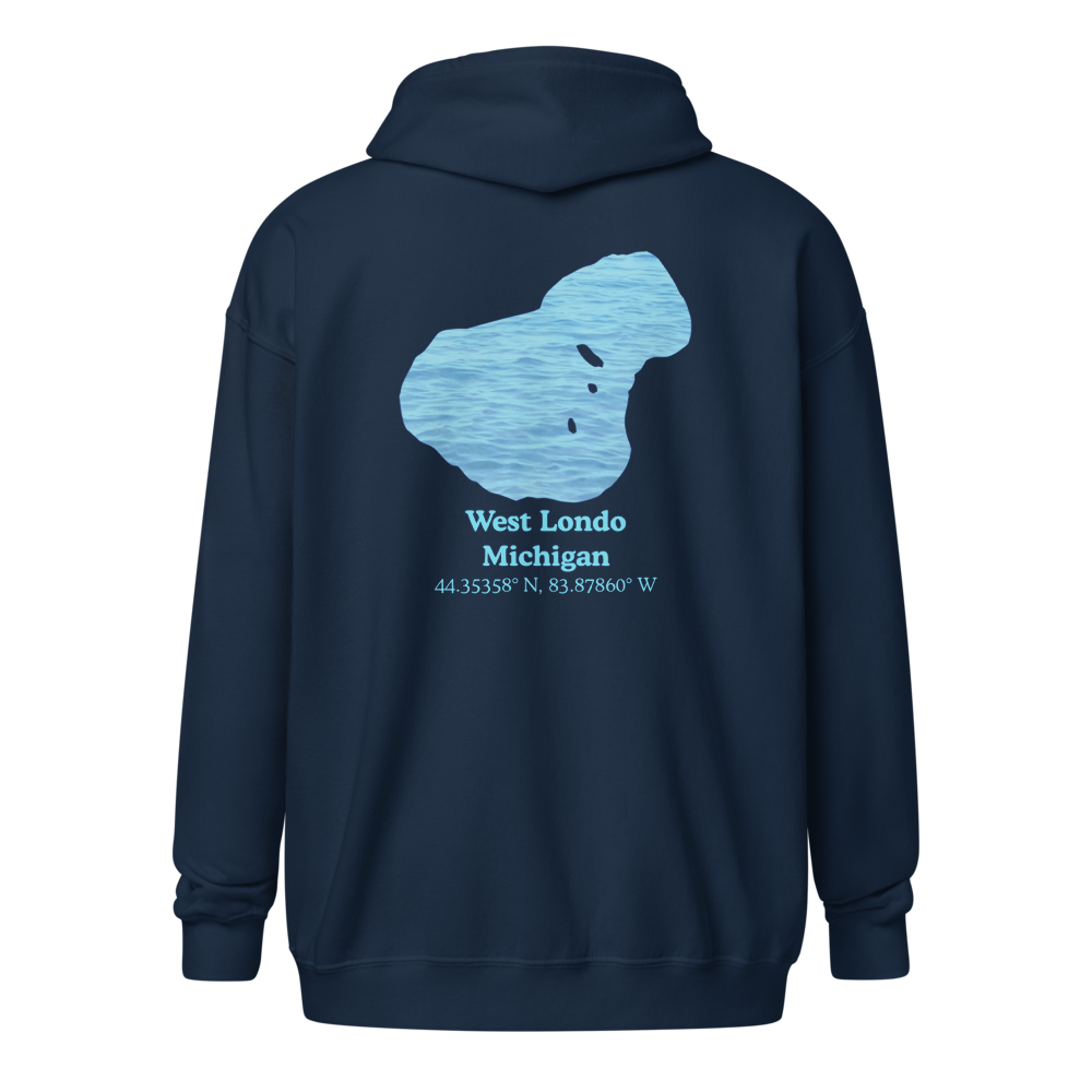 West Londo Unisex Zip Hoodie