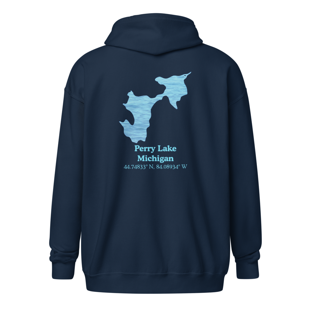 Perry Lake Unisex Zip Hoodie