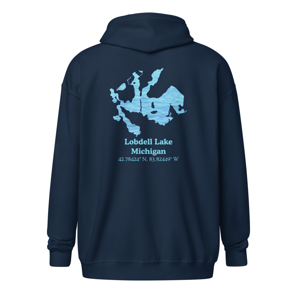 Lobdell Lake Unisex Zip Hoodie