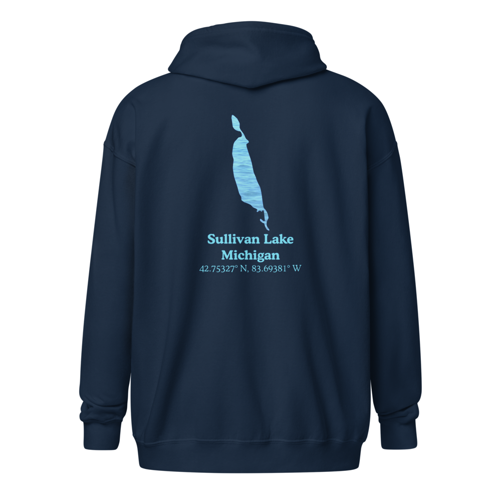 Sullivan Lake Unisex Zip Hoodie