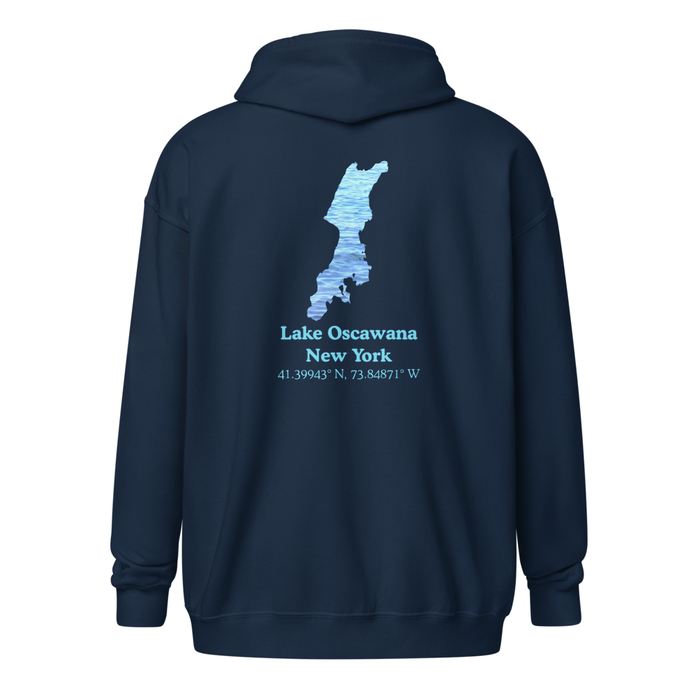 Lake Oscawana Unisex Zip Hoodie