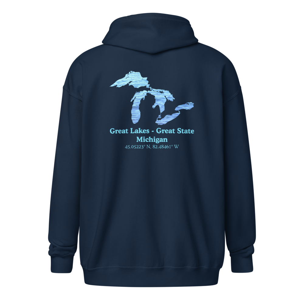 Great Lakes - Great State Unisex Zip Hoodie