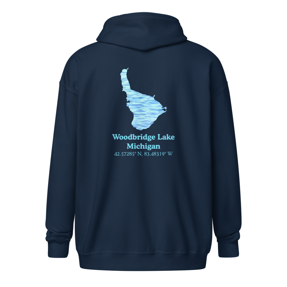 Woodbridge Lake Unisex Zip Hoodie