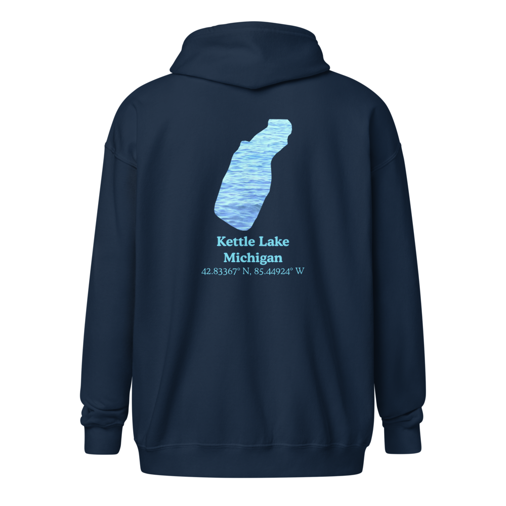 Kettle Lake Unisex Zip Hoodie