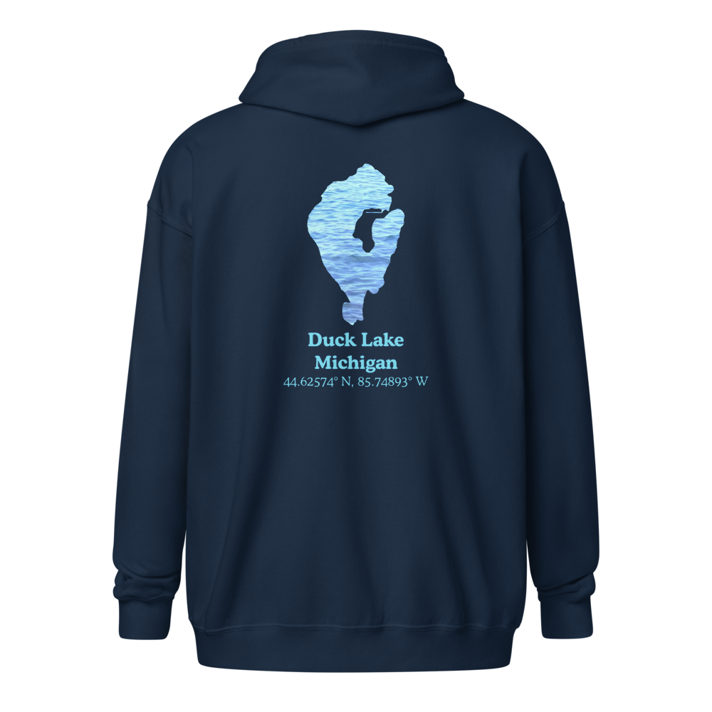 Duck Lake Unisex Zip Hoodie