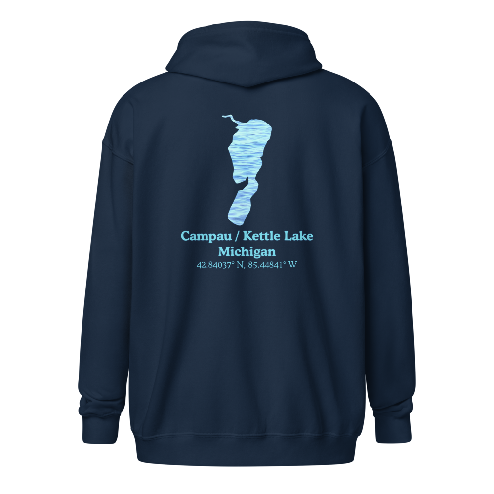 Campau / Kettle Lake Unisex Zip Hoodie