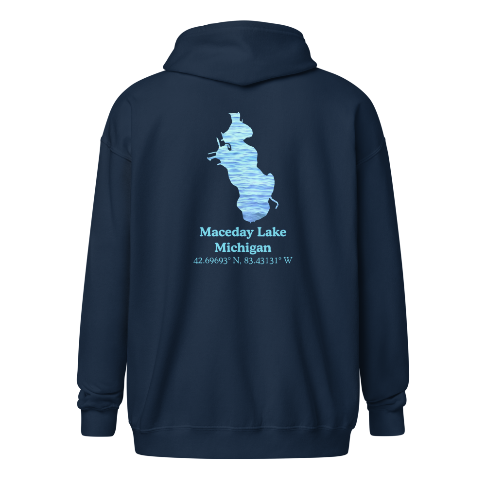 Maceday Lake Unisex Zip Hoodie