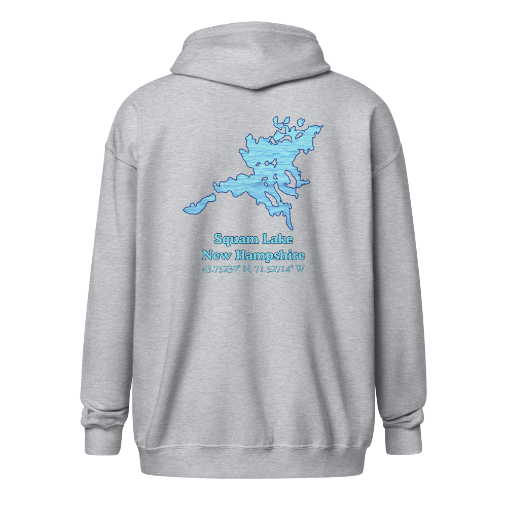 Squam Lake Unisex Zip Hoodie