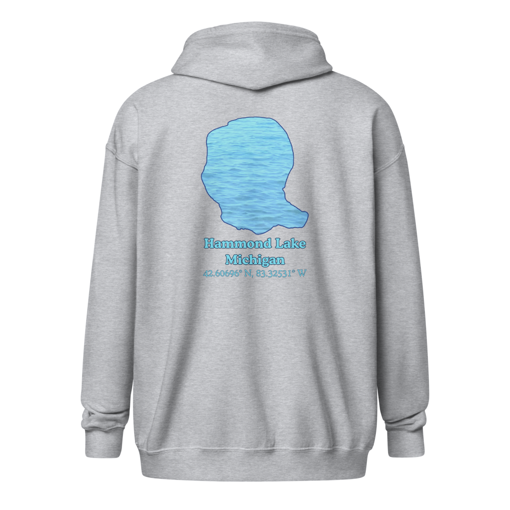 Hammond Lake Unisex Zip Hoodie