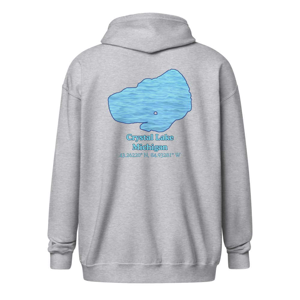 Crystal Lake Unisex Zip Hoodie