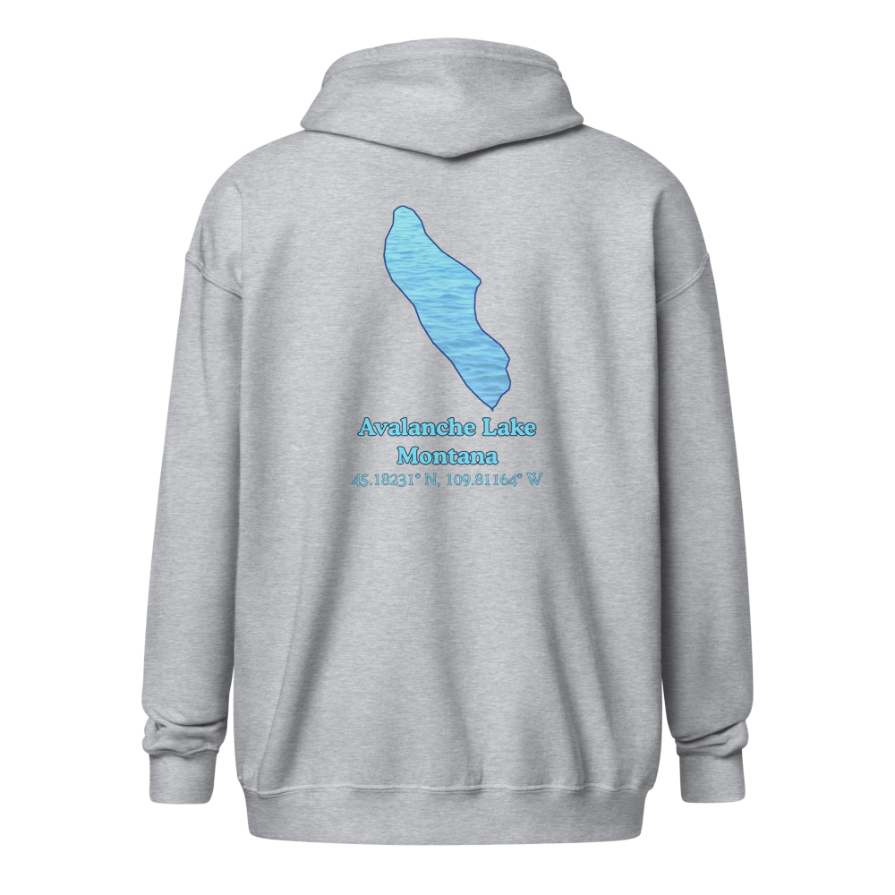 Avalanche Lake Unisex Zip Hoodie