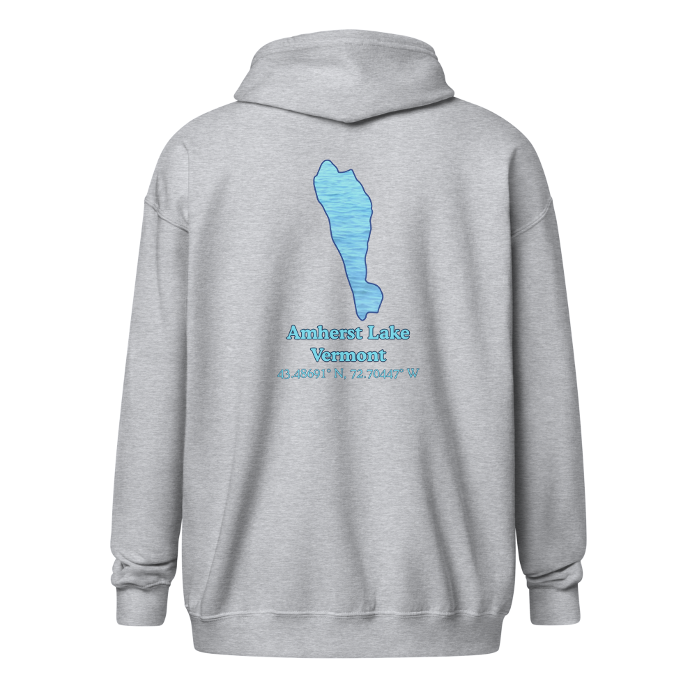 Amherst Lake Unisex Zip Hoodie