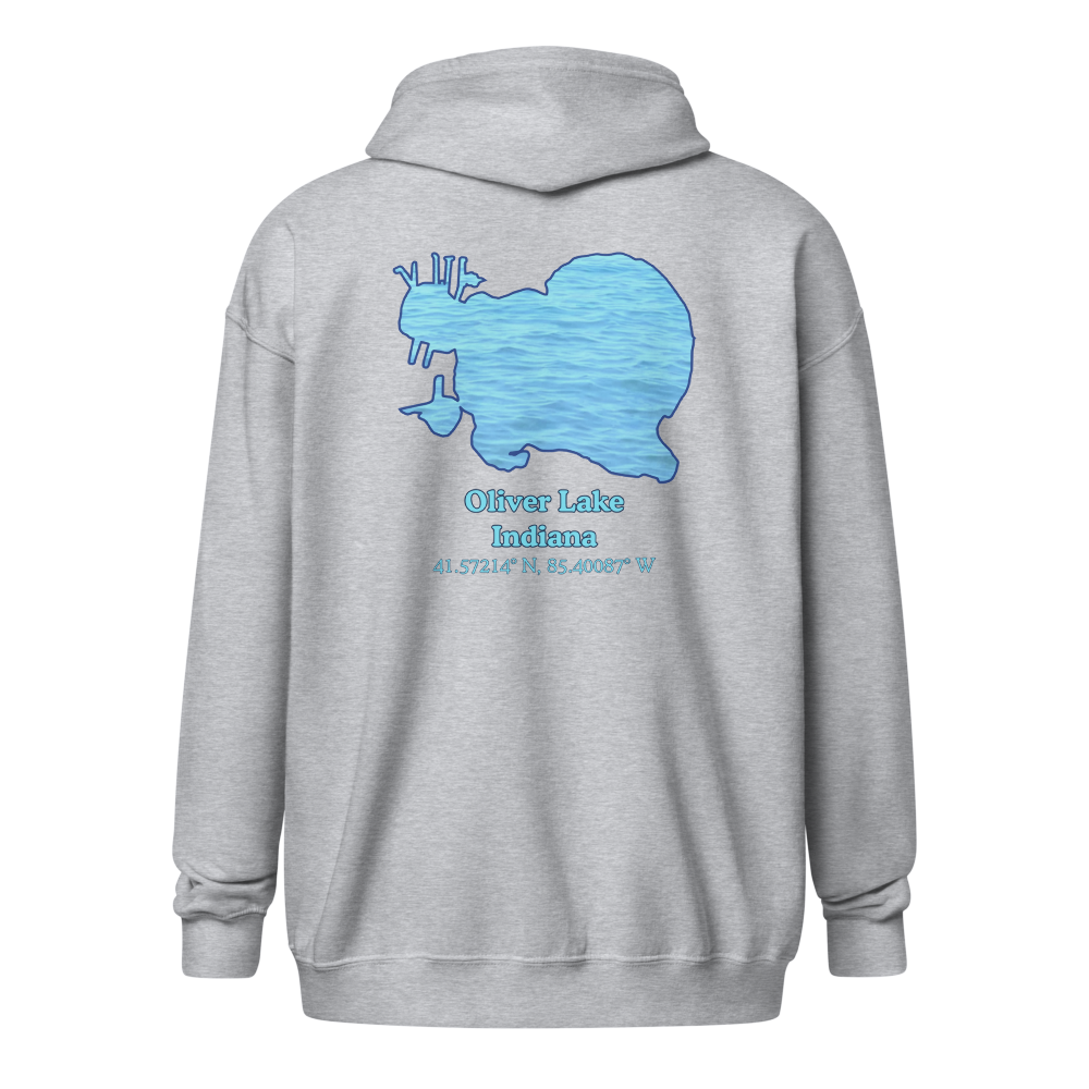 Oliver Lake Unisex Zip Hoodie