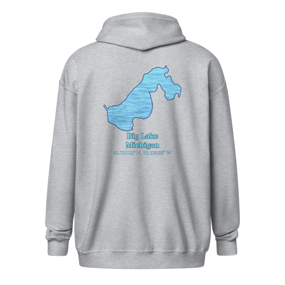 Big Lake Unisex Zip Hoodie