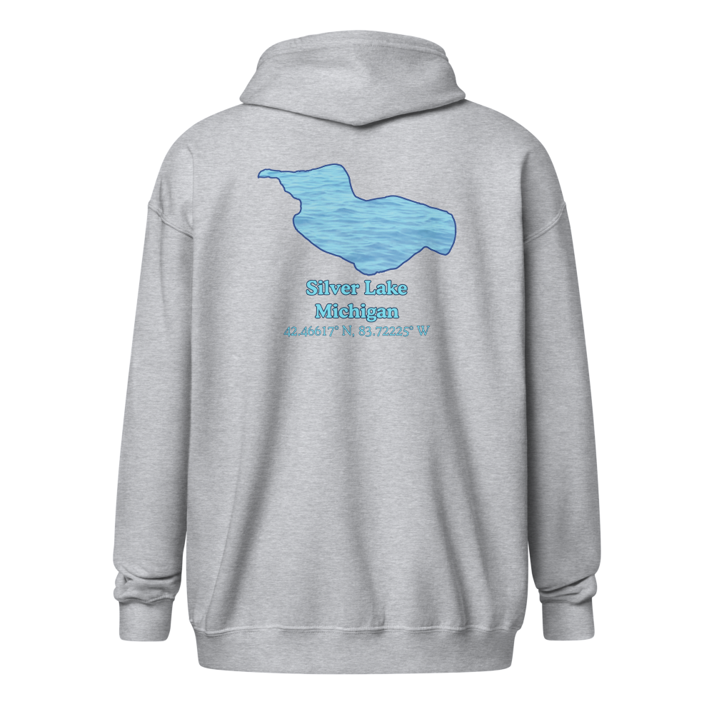 Silver Lake Unisex Zip Hoodie
