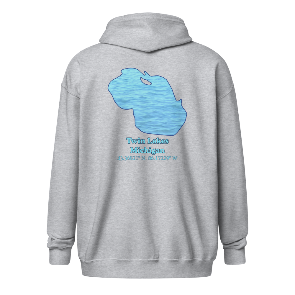 Twin Lakes Unisex Zip Hoodie