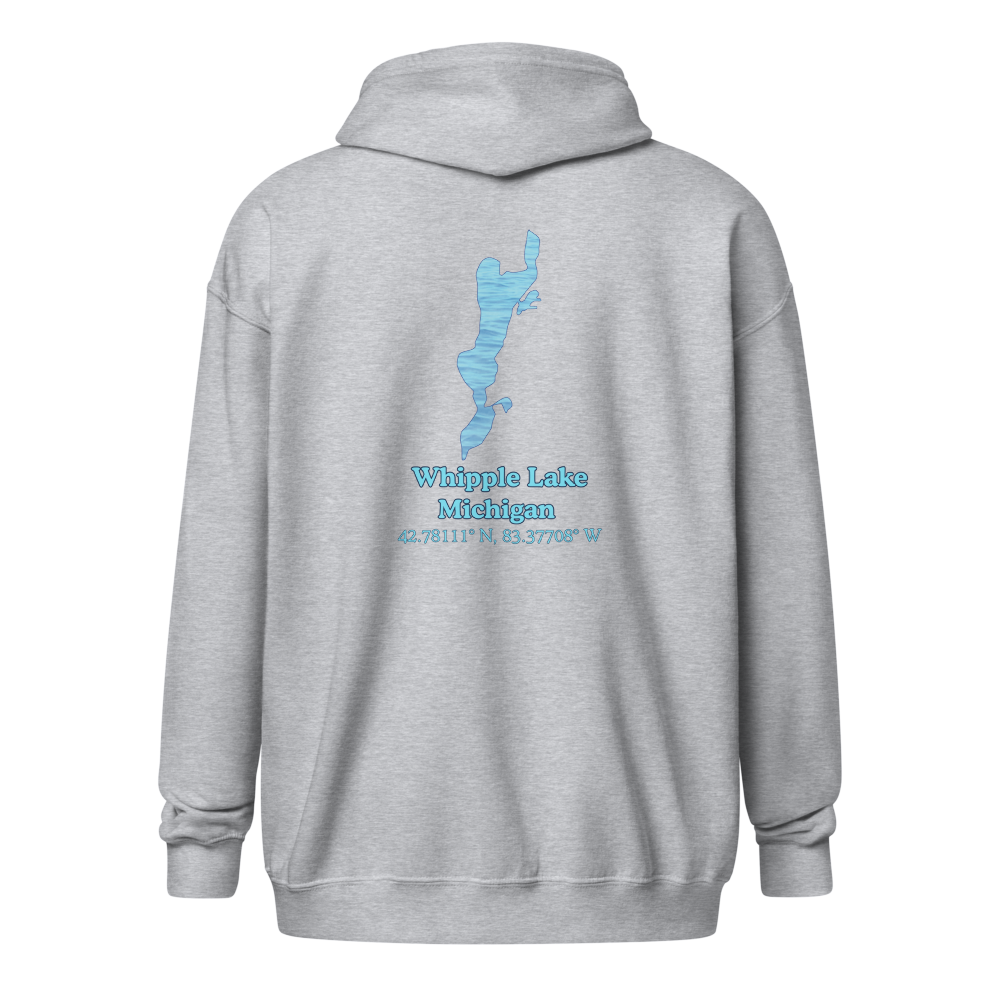 Whipple Lake Unisex Zip Hoodie