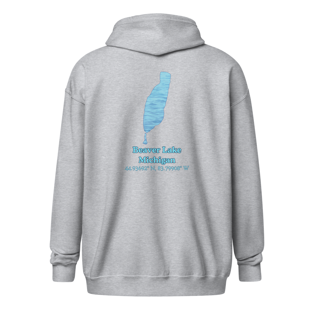 Beaver Lake Unisex Zip Hoodie