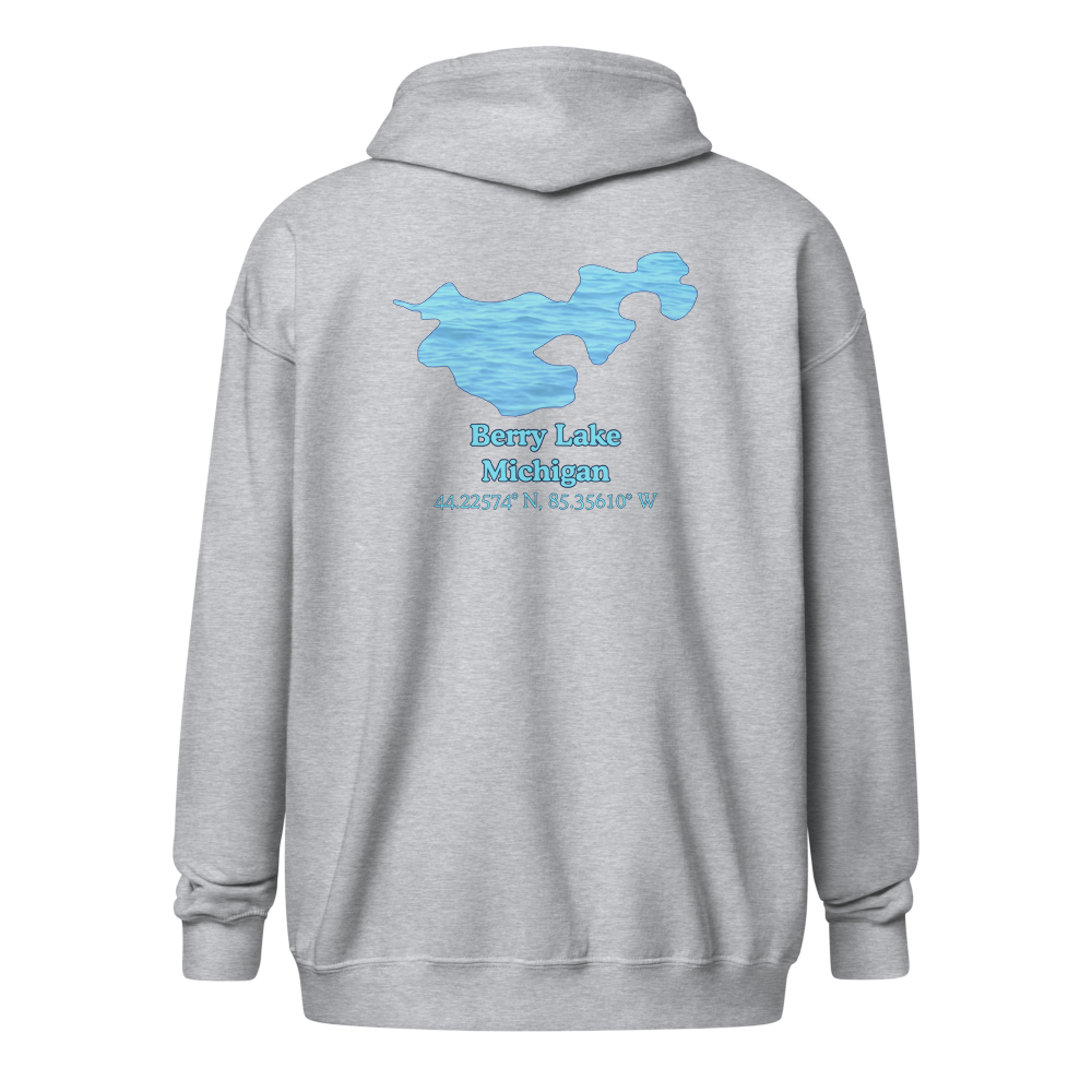 Berry Lake Unisex Zip Hoodie