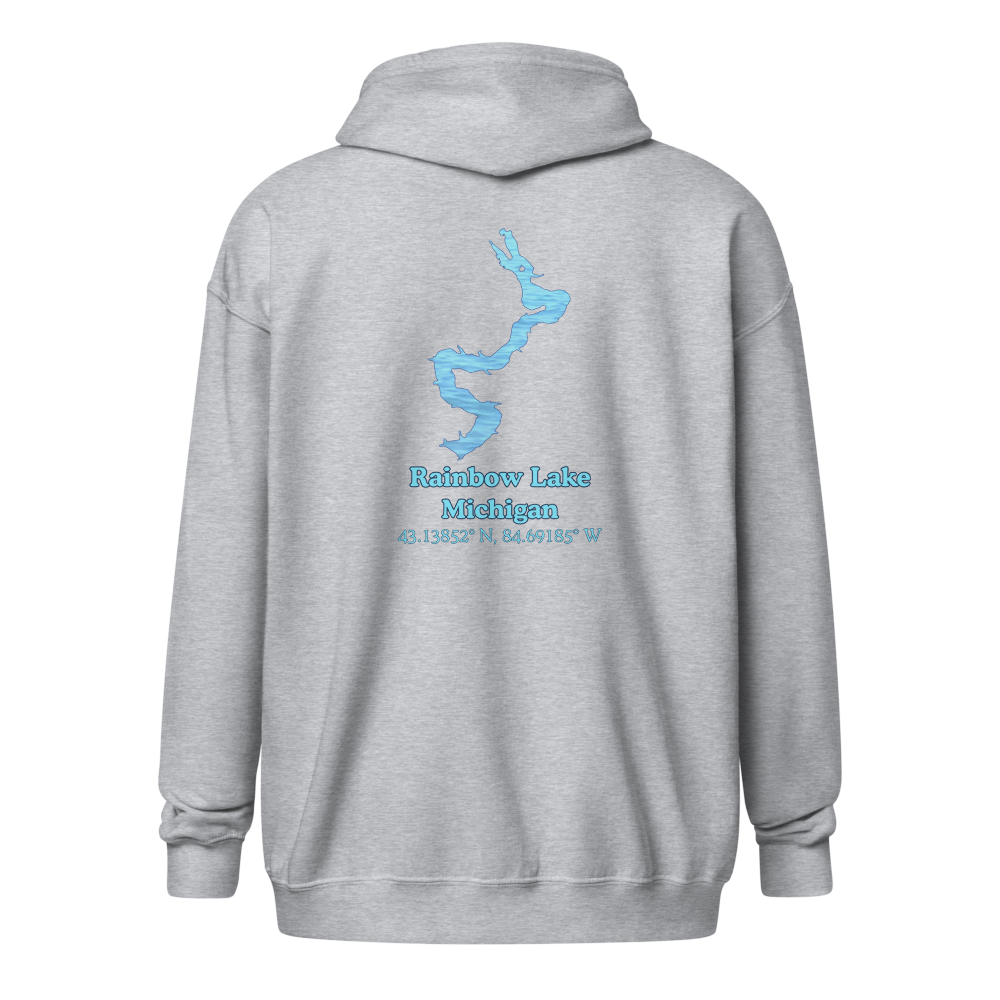 Rainbow Lake Unisex Zip Hoodie