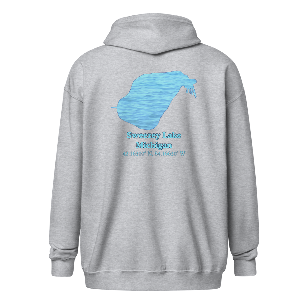 Sweezey Lake Unisex Zip Hoodie