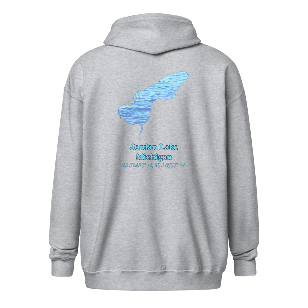 Jordan Lake Unisex Zip Hoodie