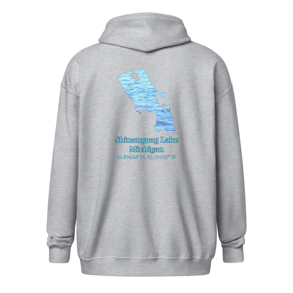 Shinanguag Lake Unisex Zip Hoodie