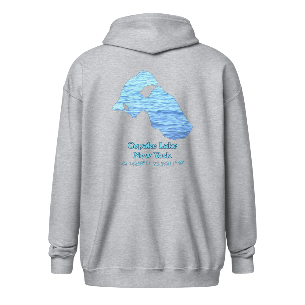 Copake Lake Unisex Zip Hoodie