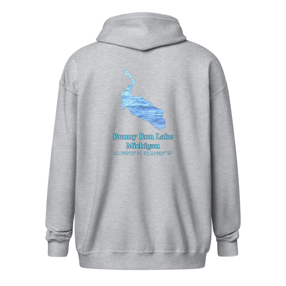 Bunny Run Lake Unisex Zip Hoodie