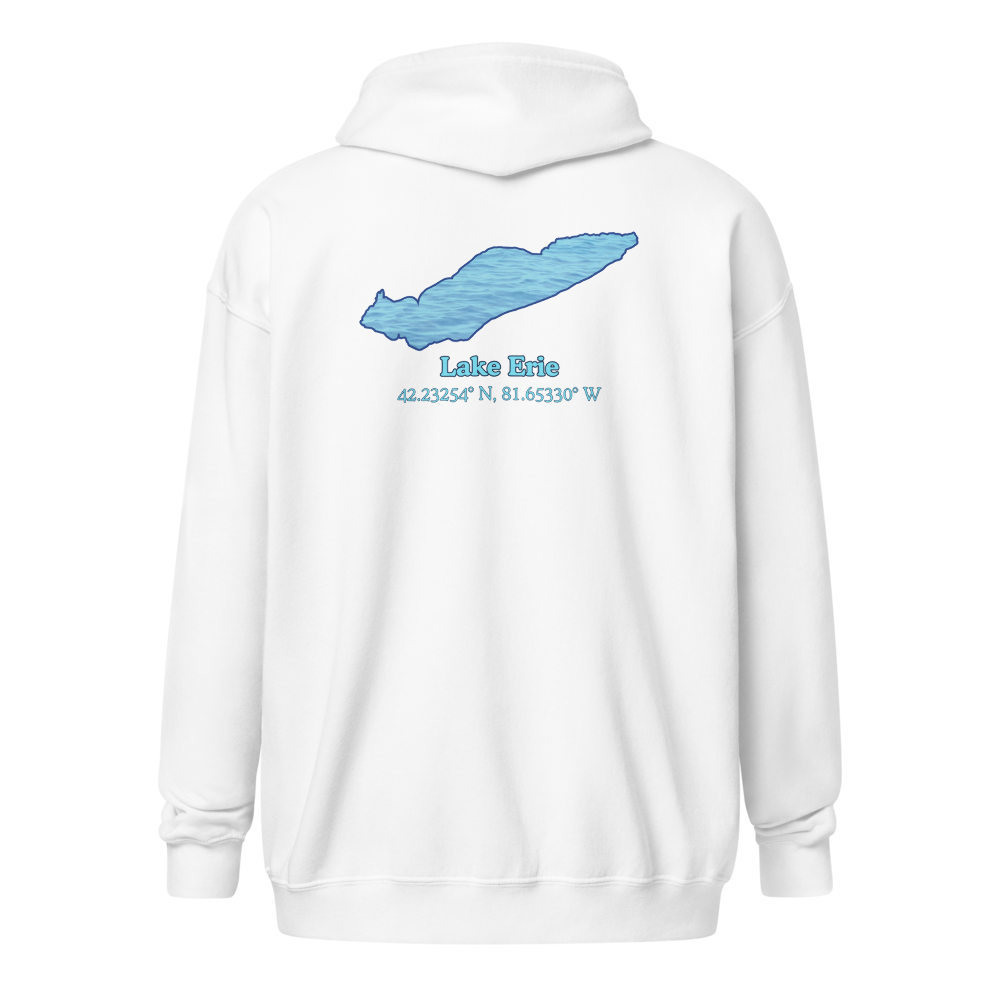 Lake Erie Unisex Zip Hoodie
