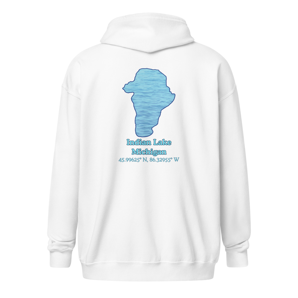 Indian Lake Unisex Zip Hoodie
