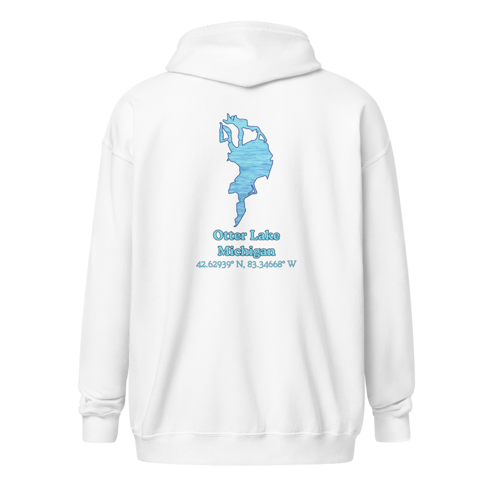 Otter Lake Unisex Zip Hoodie
