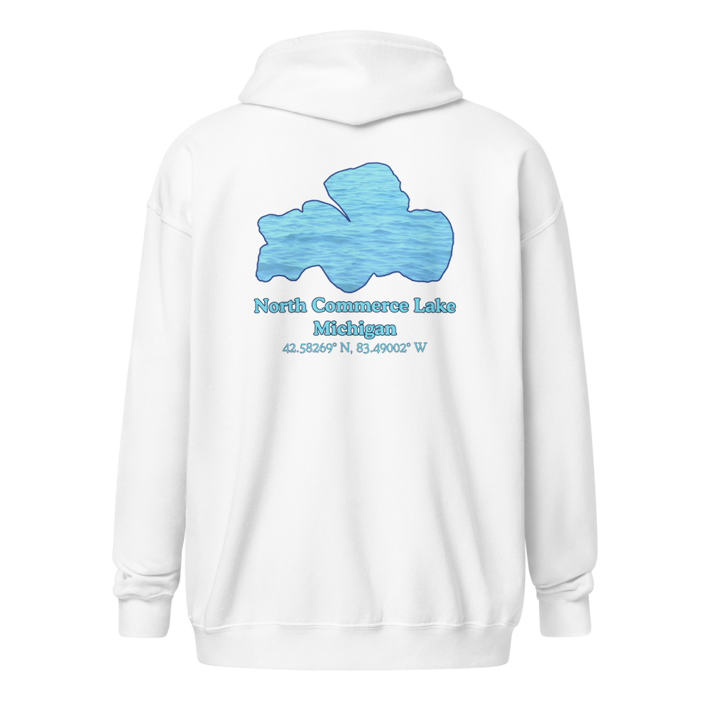 North Commerce Lake Unisex Zip Hoodie