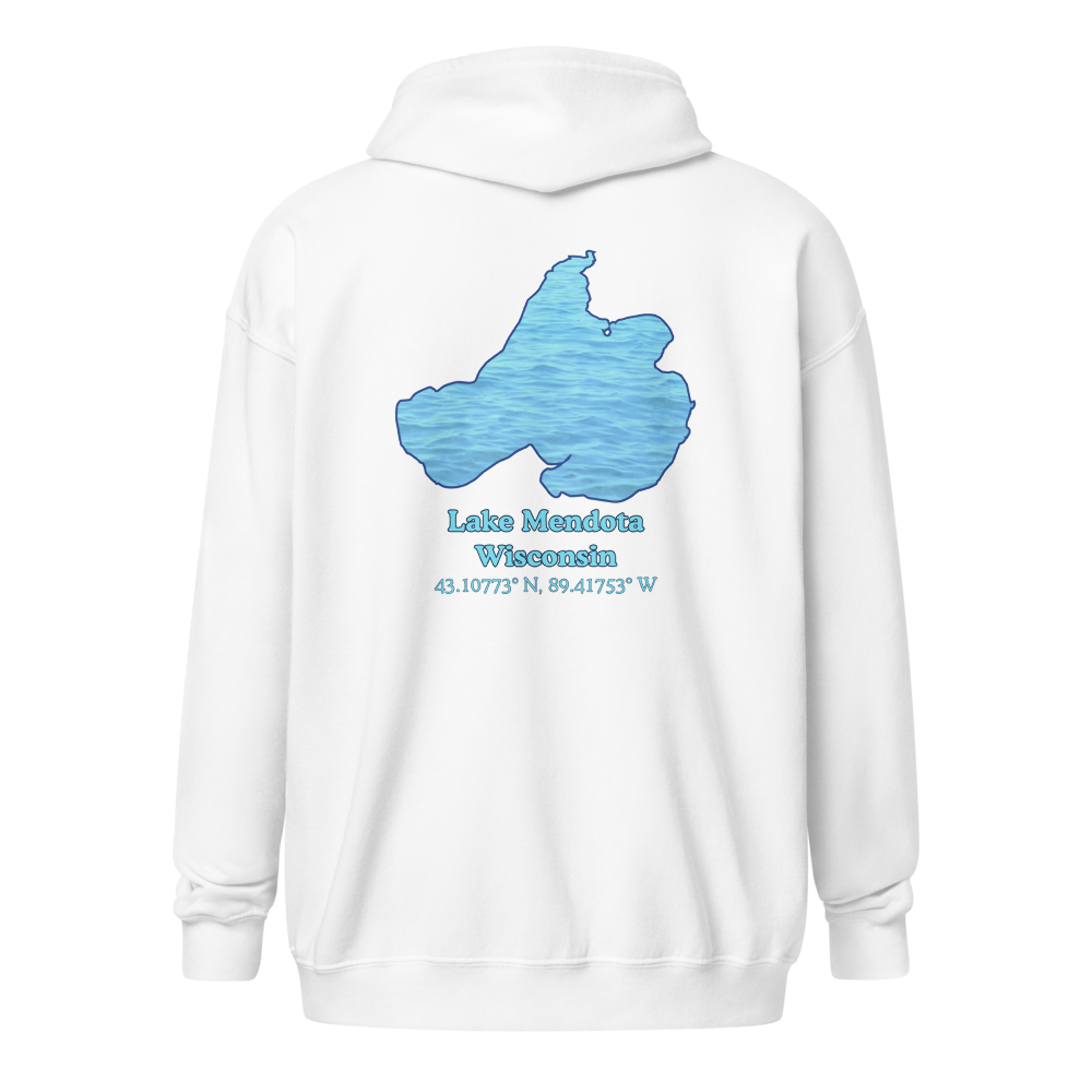 Lake Mendota Unisex Zip Hoodie