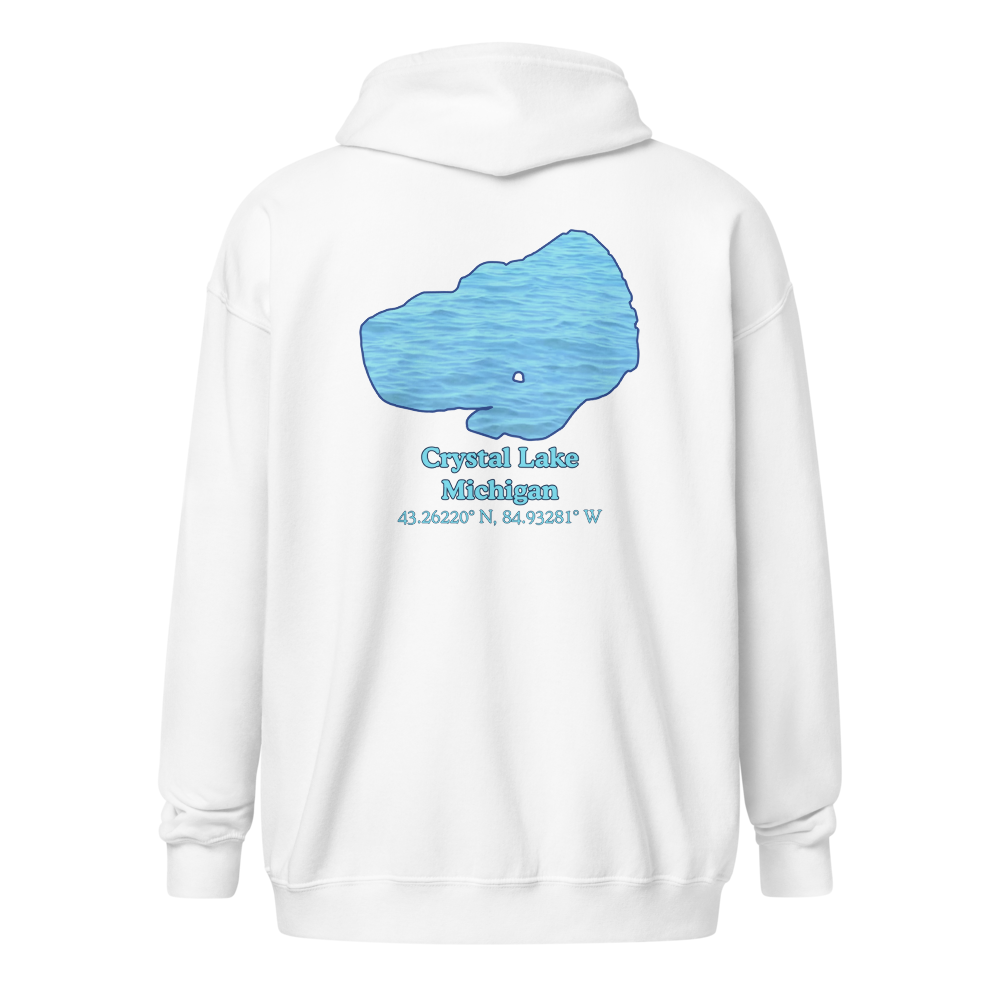 Crystal Lake Unisex Zip Hoodie