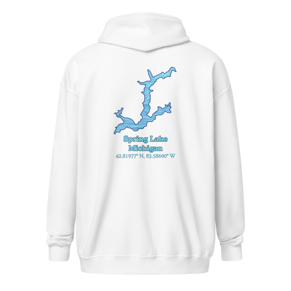Spring Lake Unisex Zip Hoodie