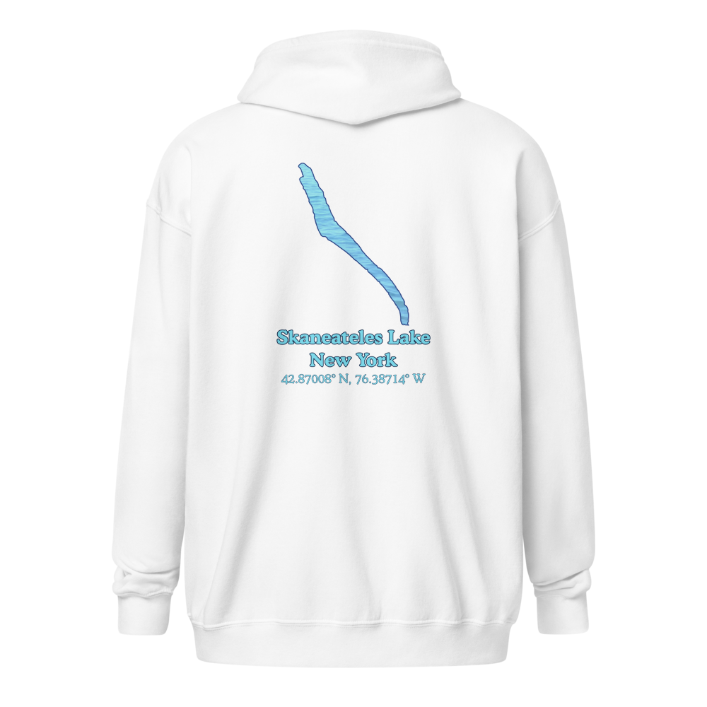Skaneateles Lake Unisex Zip Hoodie