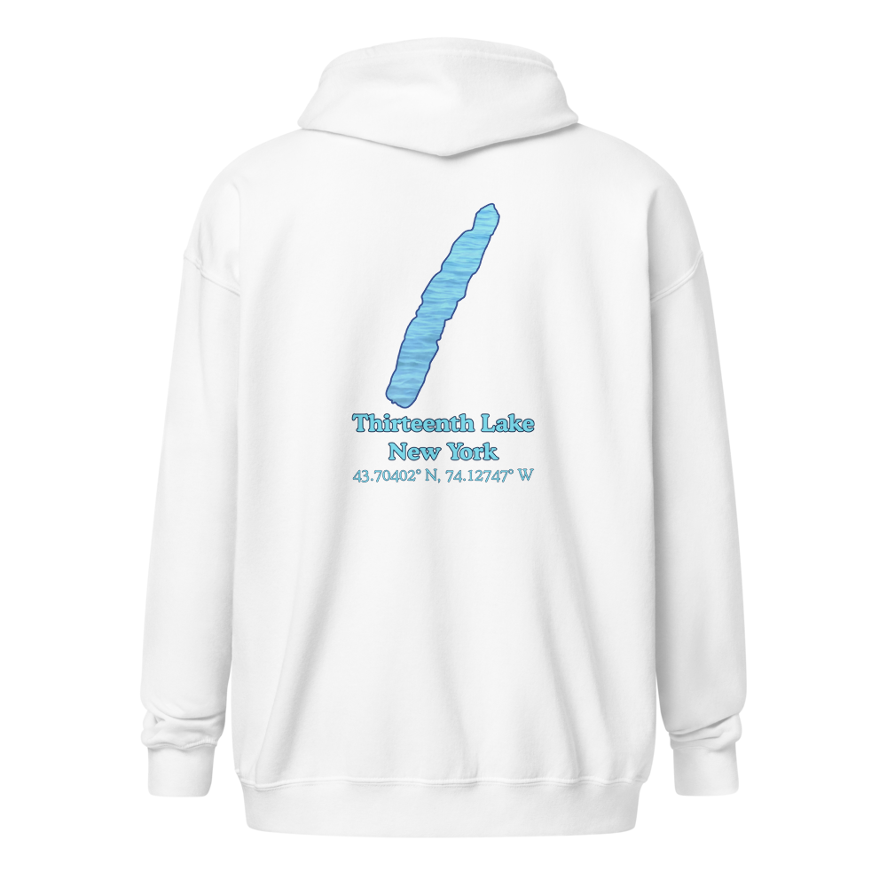Thirteenth Lake Unisex Zip Hoodie