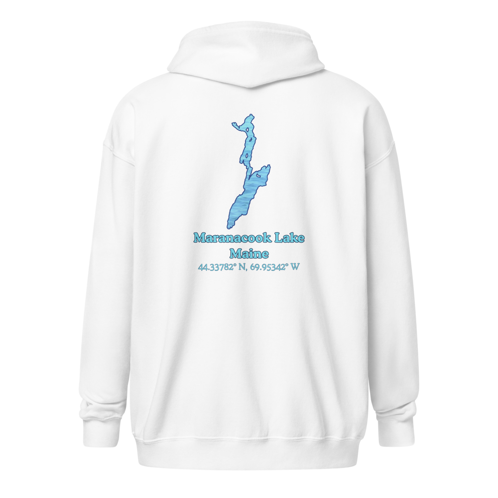 Maranacook Lake Unisex Zip Hoodie