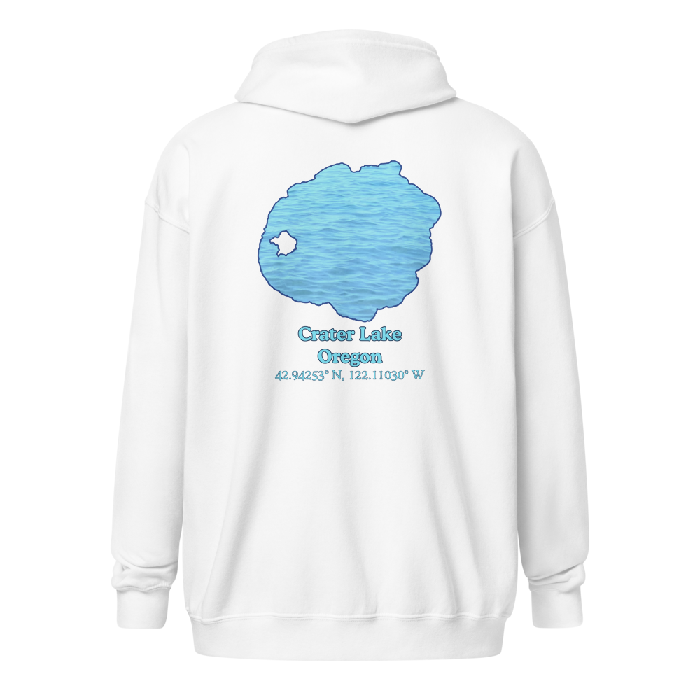 Crater Lake Unisex Zip Hoodie