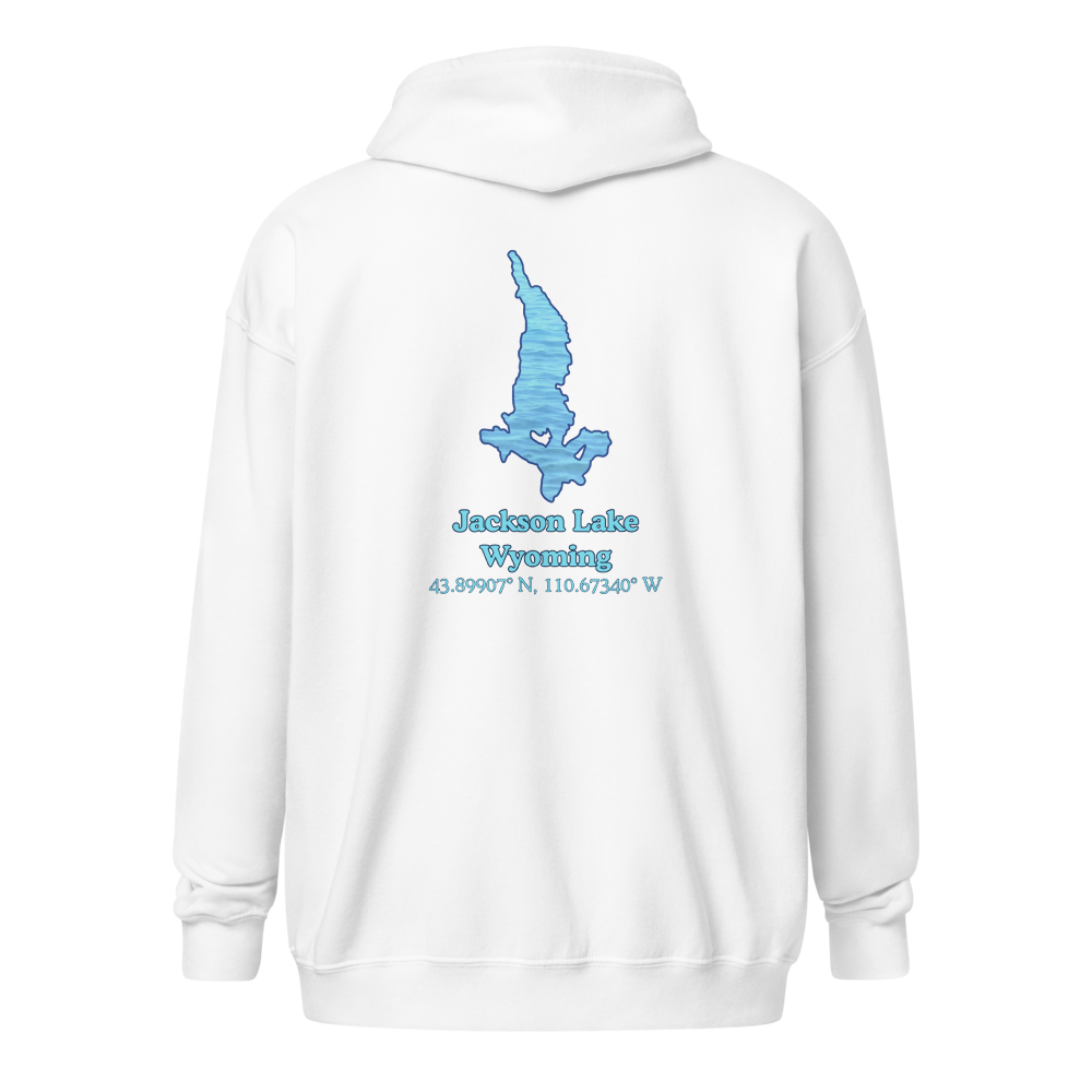 Jackson Lake Unisex Zip Hoodie