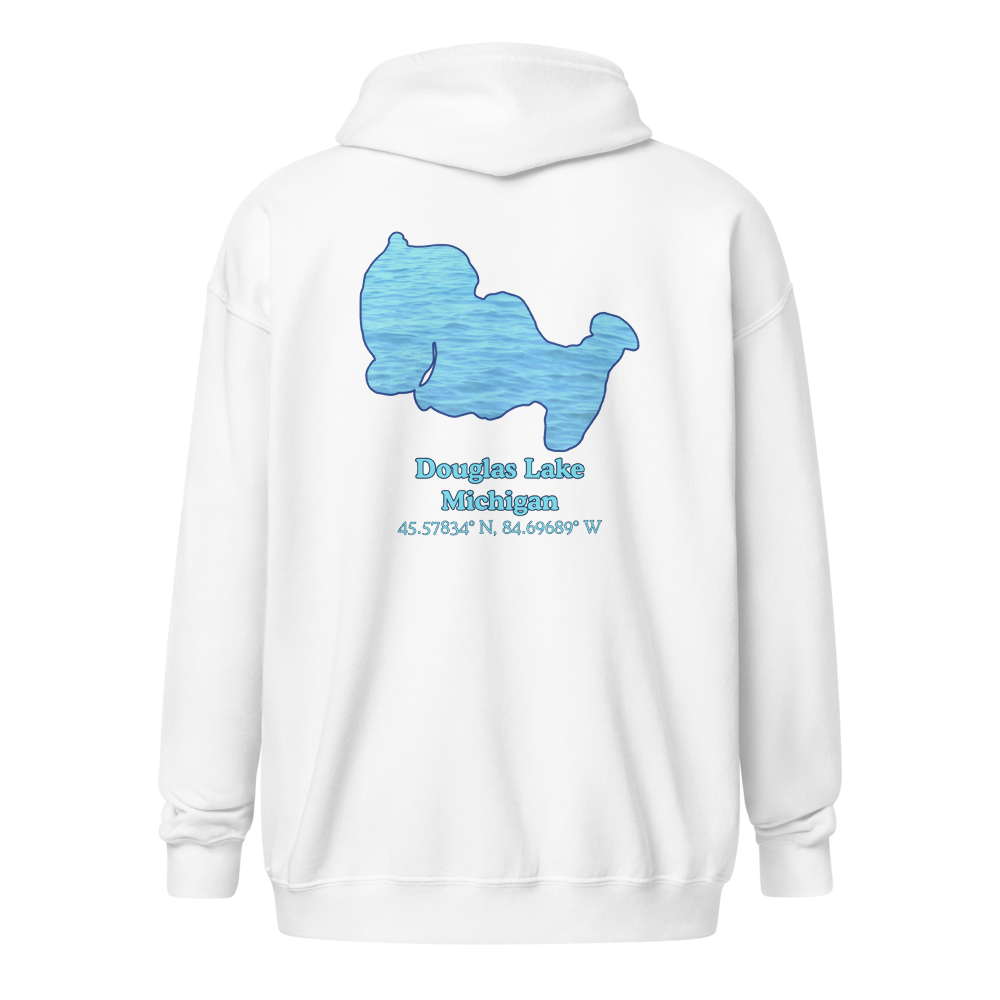 Douglas Lake Unisex Zip Hoodie