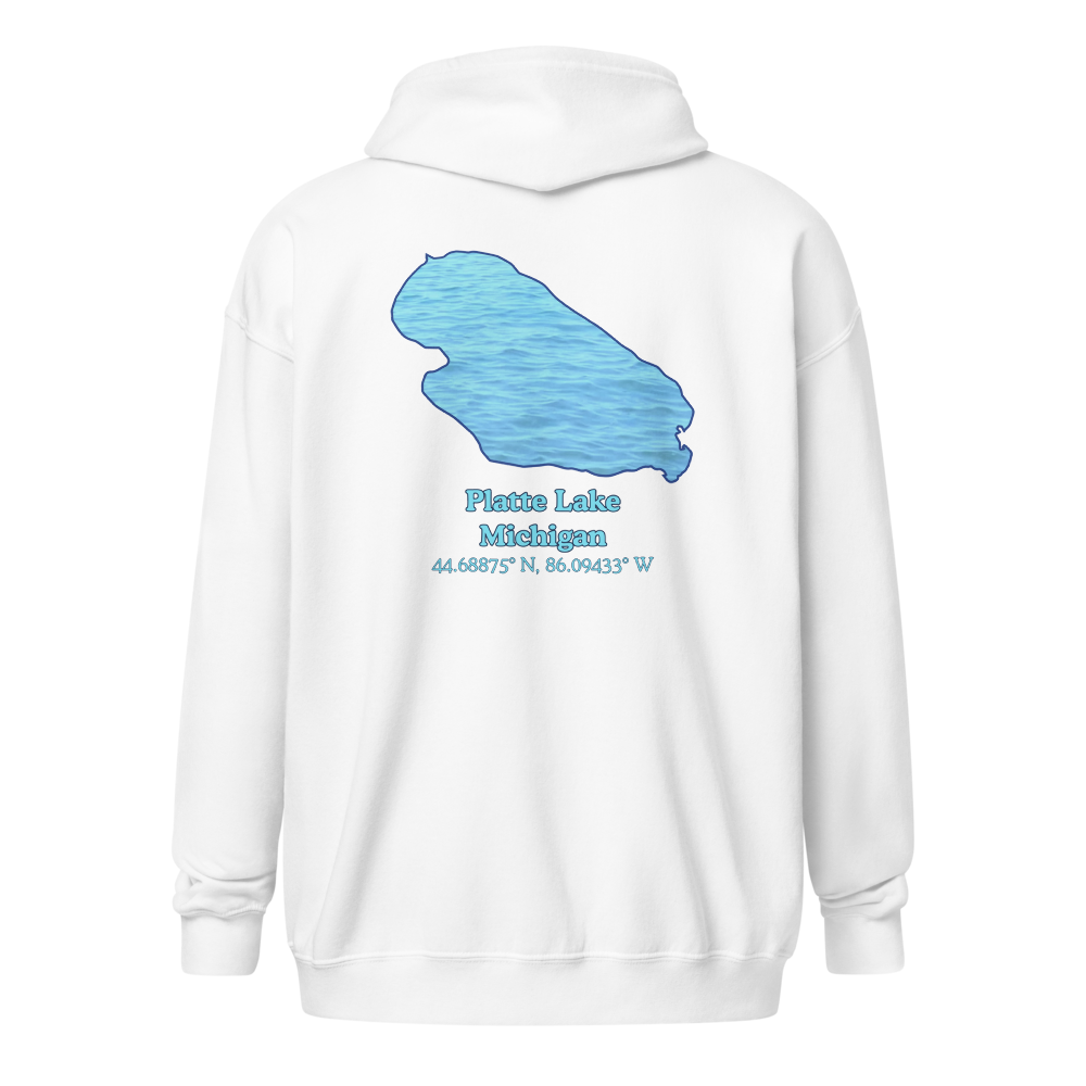 Platte Lake Unisex Zip Hoodie