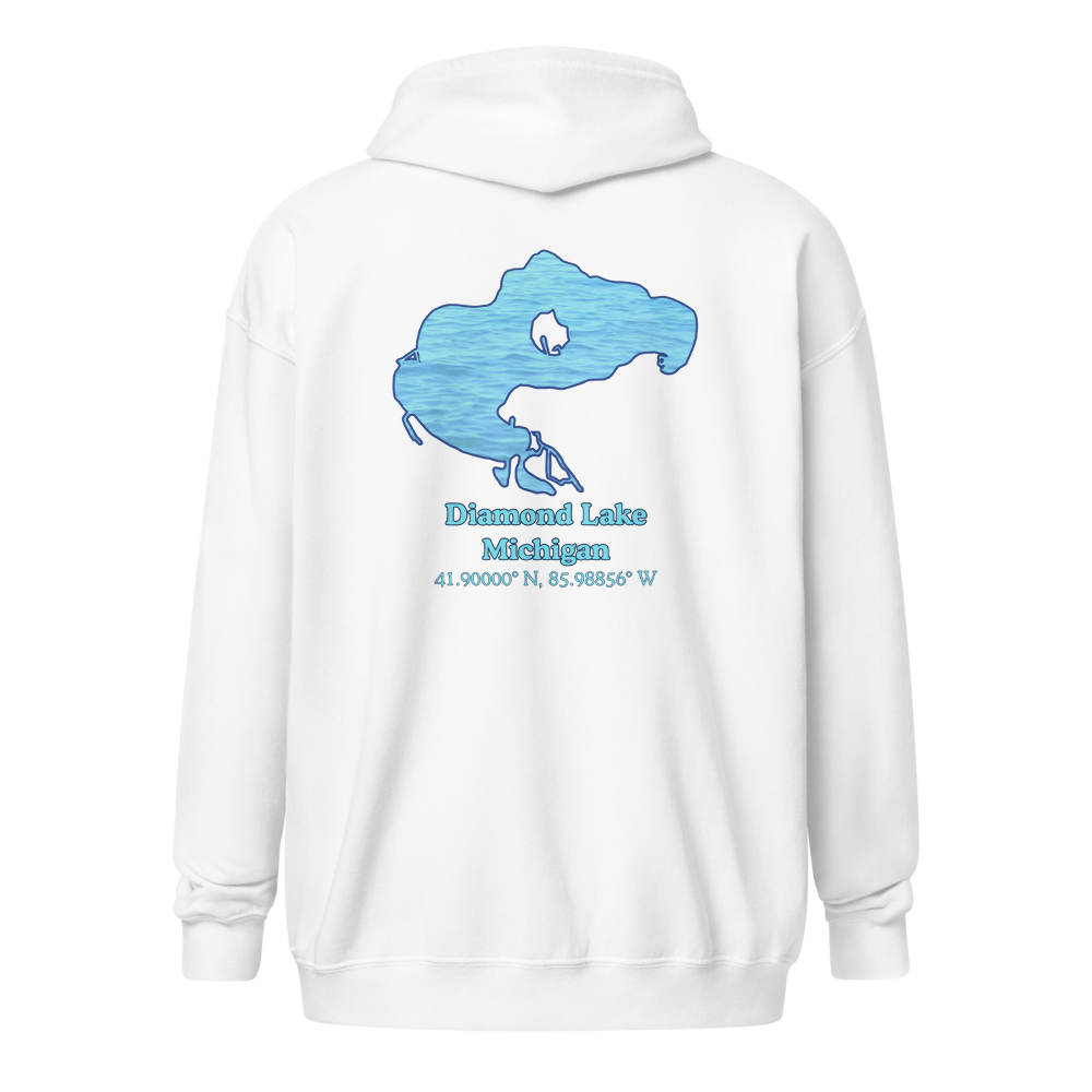Diamond Lake Unisex Zip Hoodie