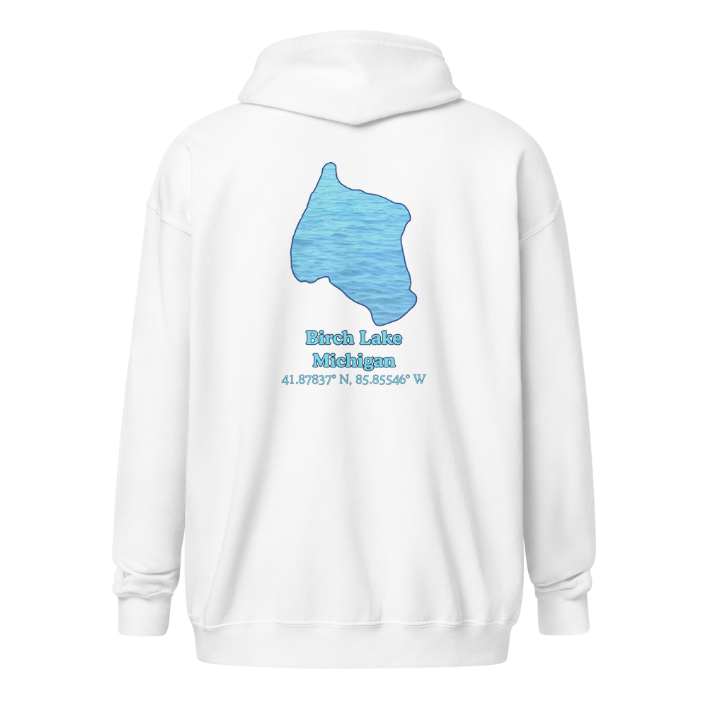 Birch Lake Unisex Zip Hoodie