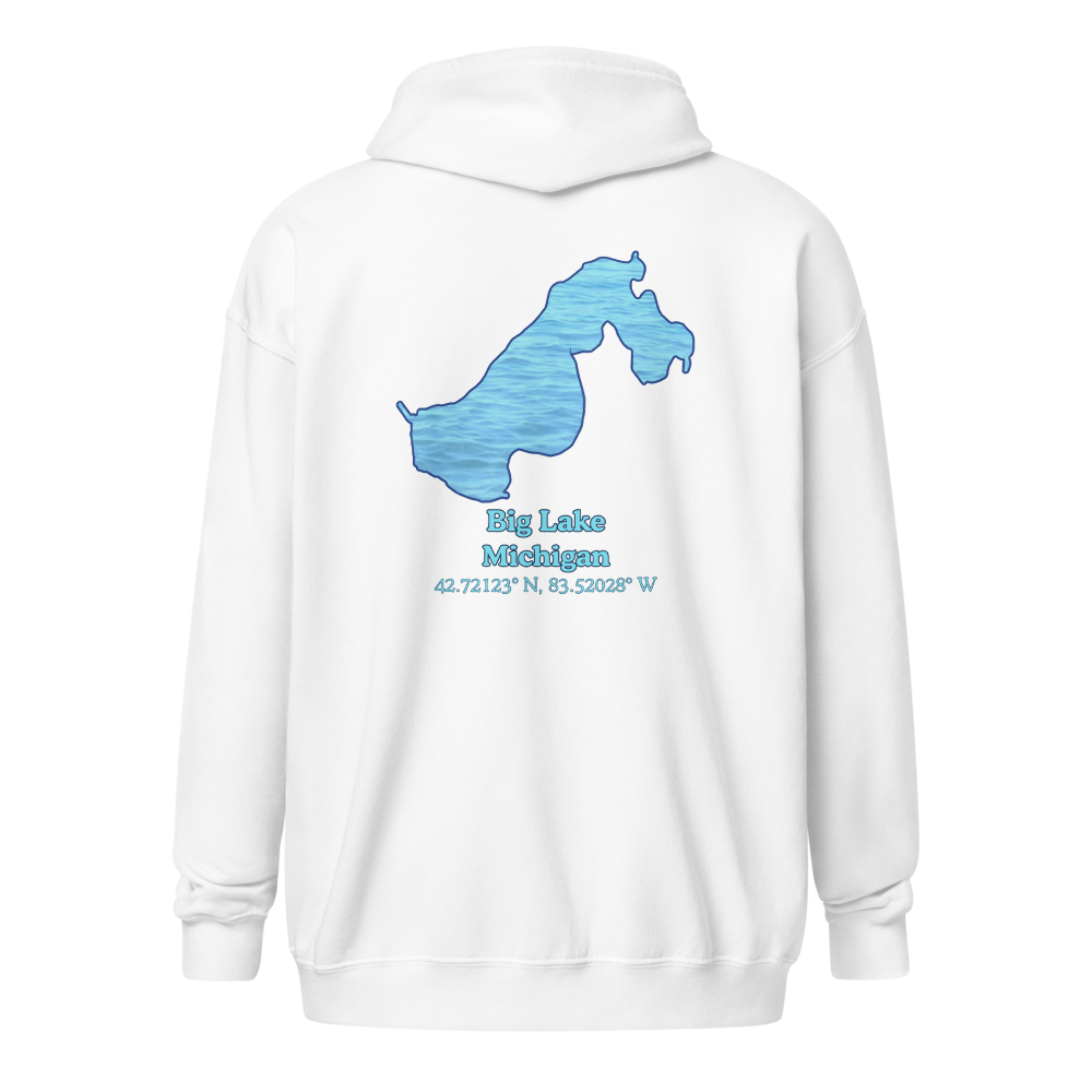Big Lake Unisex Zip Hoodie