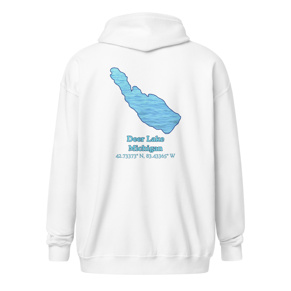Deer Lake Unisex Zip Hoodie