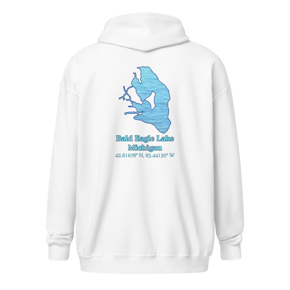Bald Eagle Lake Unisex Zip Hoodie