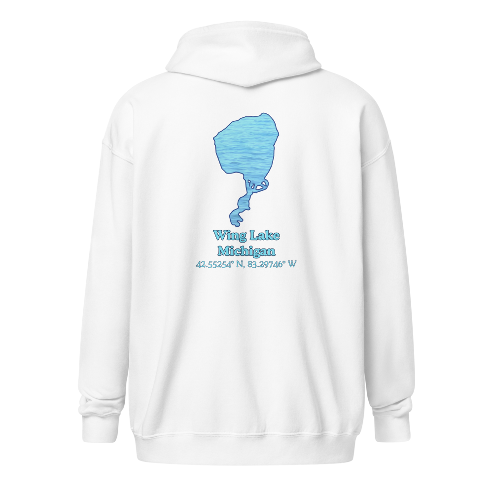 Wing Lake Unisex Zip Hoodie